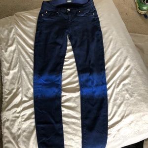 Hudson Krista Super Skinny Dip Dye Blue